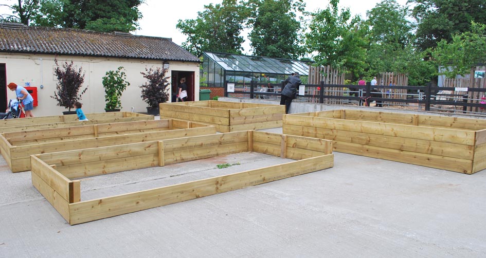 Capel Manor - raised beds